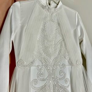 Crystal Embroidery Wedding Dress